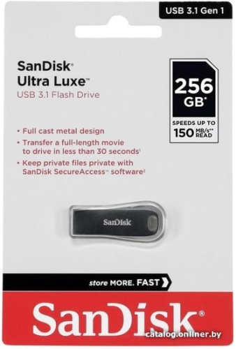 USB Flash SanDisk Ultra Luxe USB 3.1 256GB фото 7