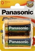 Батарейки Panasonic Alkaline Power D 2 шт. [LR20APB/2BP]