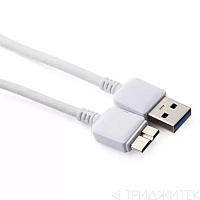 Кабель USB - MicroUSB_3.0 для Samsung Note 3 белый