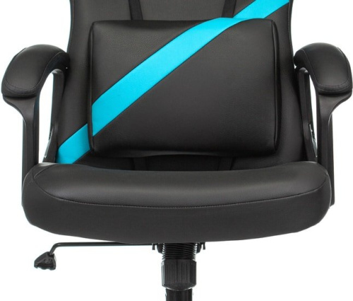 Кресло Zombie Driver (черный/голубой) фото 7