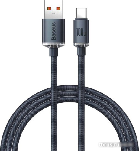 Кабель Baseus CAJY000401 USB Type-A - USB Type-C (1.2 м, черный) фото 3