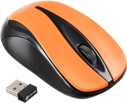 Мышь Oklick 675MW (оранжевый) фото 4
