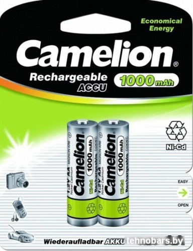 Аккумуляторы Camelion NC-AA1000BP2 2шт фото 3
