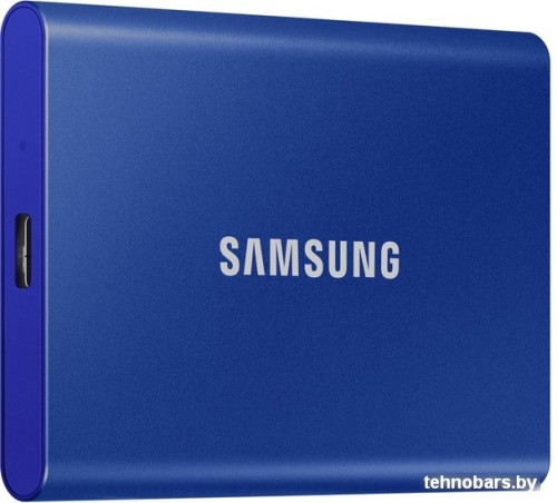 Внешний накопитель Samsung T7 1TB (синий) фото 4