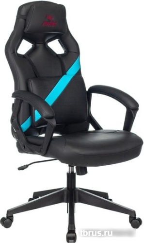 Кресло Zombie Driver (черный/голубой) фото 3