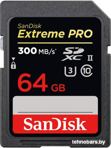 Карта памяти SanDisk Extreme PRO UHS-II SDXC 64GB [SDSDXPK-064G-GN4IN] фото 3