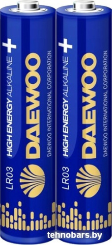 Батарейка Daewoo High Energy Alkaline AAA 2 шт. 5030350 фото 3