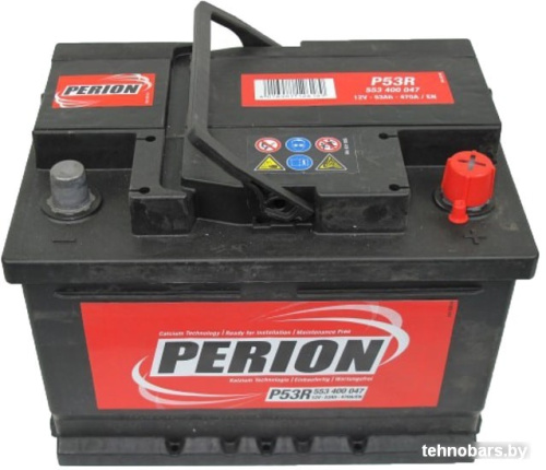 Автомобильный аккумулятор Perion P53R (53 А·ч) фото 3