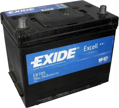 Автомобильный аккумулятор Exide Excell EB705 (70 А/ч)