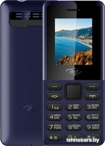 Кнопочный телефон Itel IT2163R (темно-синий) фото 3