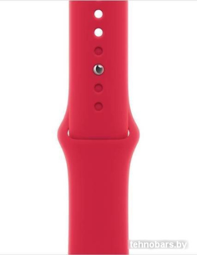 Умные часы Apple Watch Series 8 41 мм (алюминиевый корпус, красный/красный, спортивный силиконовый ремешок) фото 5