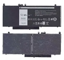 Аккумулятор 8V5GX, G5M10 для ноутбука Dell Latitude E5550, 5800 мАч, 7.4В (оригинал)