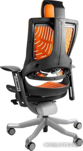 Кресло UNIQUE Wau 2 Elastomer (черный/оранжевый) фото 4