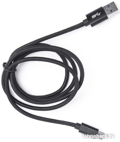 Кабель Atom USB Type-C 3.1 - USB Type-A 3.0 (1 м, черный) фото 4