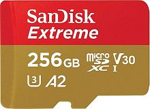 Карта памяти SanDisk Extreme microSDXC SDSQXA1-256G-GN6GN 256GB