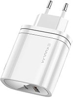 Сетевое зарядное Kuulaa USB Charger 36W Quick (белый)