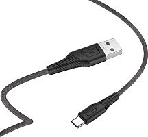 Кабель Hoco X58 USB Type-A - USB Type-C (1 м, черный)