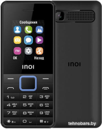 Кнопочный телефон Inoi 110 (черный) фото 3