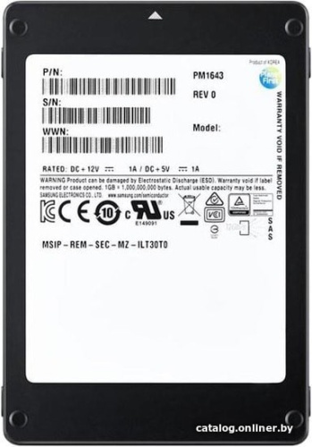 SSD Samsung PM1643a 1.6TB MZILT1T6HBJR-00007 фото 3