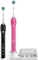 Электрическая зубная щетка Braun Oral-B Smart 4 4900 (черный+розовый)