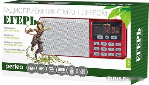 Радиоприемник Perfeo Егерь i120-RED фото 4