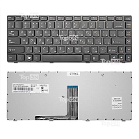 Клавиатура для ноутбука Lenovo B470, G470, V470, Z470 Gray Frame TOP-79815