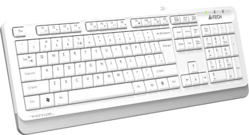 Клавиатура A4Tech Fstyler FKS10 (белый/серый) фото 4