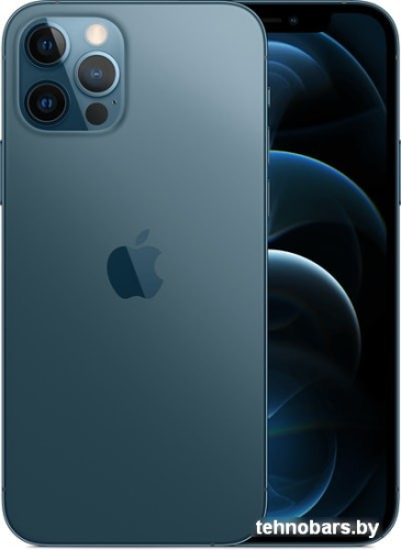 Смартфон Apple iPhone 12 Pro 256GB (тихоокеанский синий) фото 3