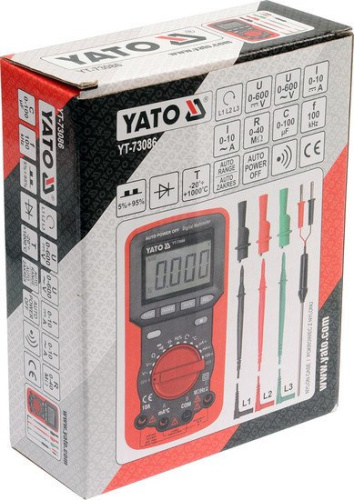 Мультиметр Yato YT-73086 фото 5