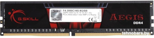 Оперативная память G.Skill Aegis 8GB DDR4 PC4-24000 F4-3000C16S-8GISB фото 4