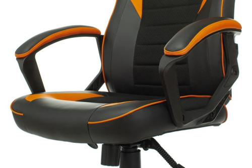 Кресло Zombie Game 16 (черный/оранжевый) фото 4