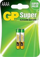 Батарейки GP Super Alkaline AAAA 2 шт.