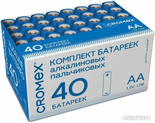 Батарейка Cromex Alkaline LR6 15А АА 40шт фото 3