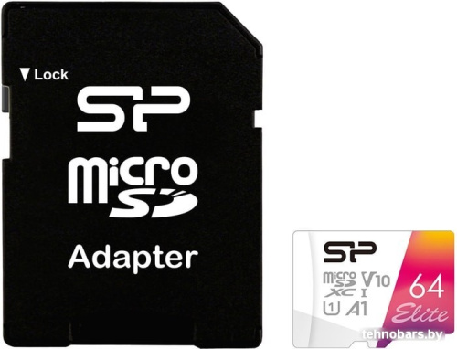 Карта памяти Silicon-Power Elite microSDXC SP064GBSTXBV1V20SP 64GB фото 4