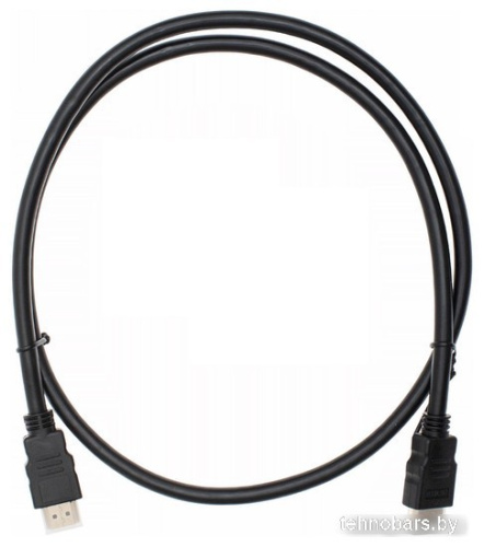 Кабель CACTUS HDMI - HDMI CS-HDMI.1.4-1 (1 м, черный) фото 5