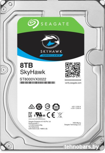 Жесткий диск Seagate Skyhawk 8TB ST8000VX004 фото 3