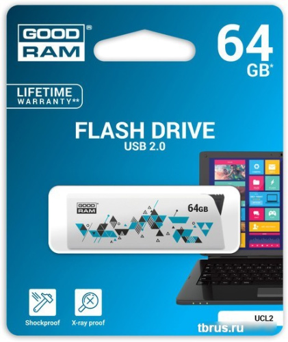 USB Flash GOODRAM UCL2 64GB [UCL2-0640W0R11] фото 7