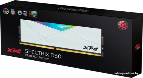 Оперативная память A-Data XPG Spectrix D50 RGB 8ГБ DDR4 3600 МГц AX4U36008G18I-SW50 фото 6