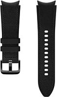 Ремешок Samsung Hybrid Leather для Samsung Galaxy Watch4 (20 мм, S/M, черный)