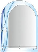 Алмаз-Люкс Зеркало Синие волны F-420-2