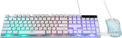 Клавиатура + мышь Nakatomi KMG-2305U (белый) фото 3
