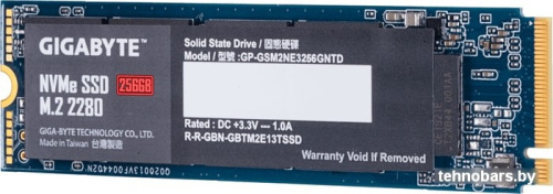 SSD Gigabyte NVMe 256GB GP-GSM2NE3256GNTD фото 4