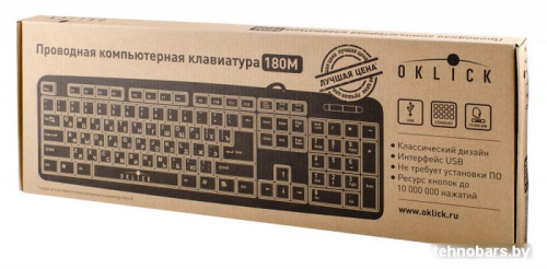 Клавиатура Oklick 180M Standard Keyboard фото 5