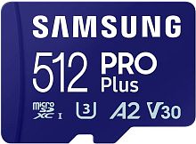 Карта памяти Samsung PRO Plus microSDXC 512GB MB-MD512SA/EU (с адаптером)