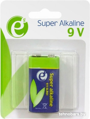 Батарейки EnerGenie Super Alkaline 9V EG-BA-6LR61-01 фото 3
