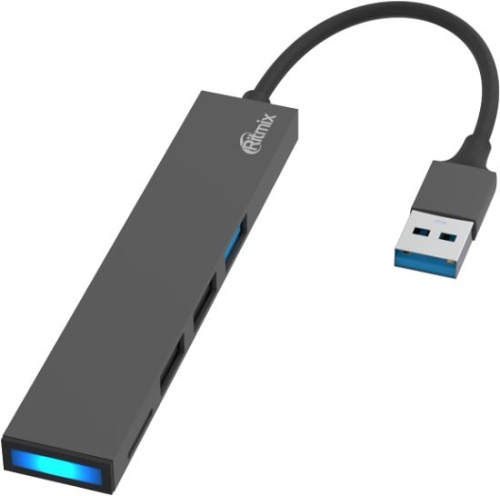 USB-хаб Ritmix CR-4315 Metal фото 4