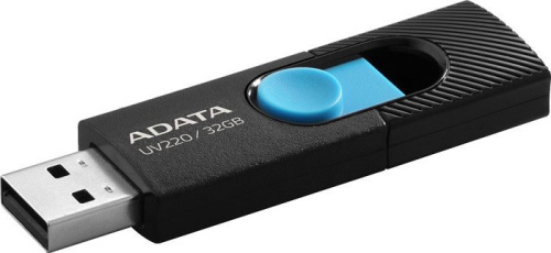 USB Flash A-Data UV220 32GB (черный/голубой) фото 4