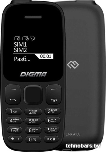Мобильный телефон Digma Linx A106 (черный) фото 3