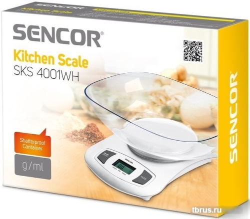 Кухонные весы Sencor SKS 4001WH фото 7