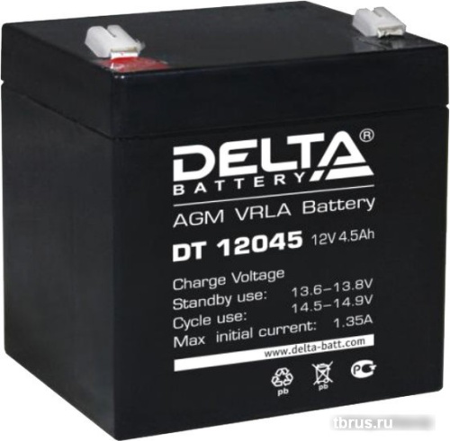 Аккумулятор для ИБП Delta DT 12045 (12В/4.5 А·ч) фото 3